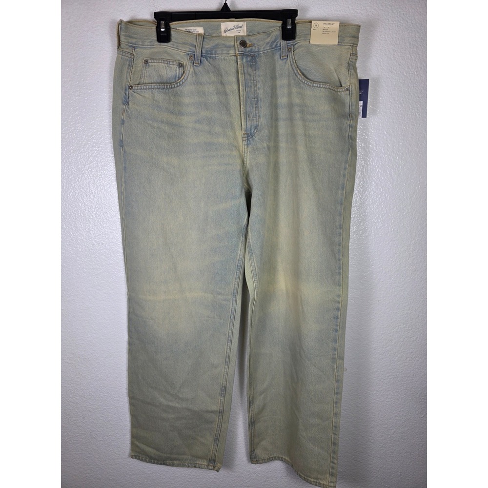 Universal Thread 90s Baggy Jeans Womens 16 Light Wash Mid Rise Relaxed Denim